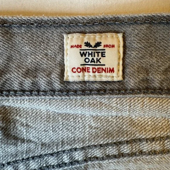 Levis 501 Jeans Mens‎ 42x30 Gray Button Fly Straight White Oak Cone Denim - Picture 5 of 7